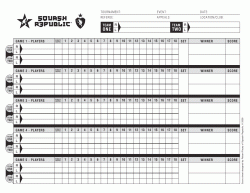 Squash Republic's 2008 version of scoresheet for doubles squash