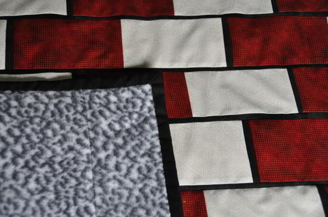 A shot of the back of the quilt ????.