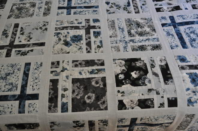 A closer look at the blocks and fabrics.
