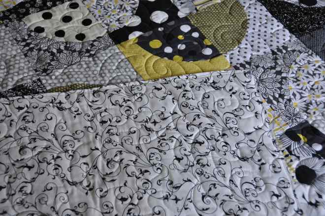 The backing fabric Catherine eventually bought in order to complete the Lemonade Stand quilt.