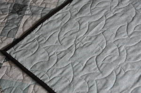 Close up of backing fabric.
