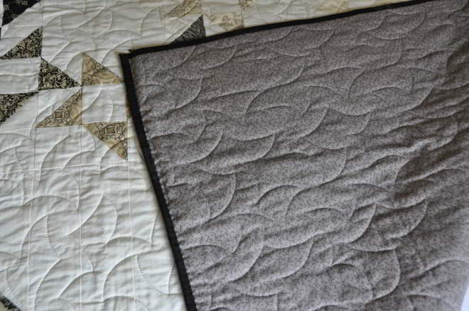 The backing fabric for the round & round quilt.